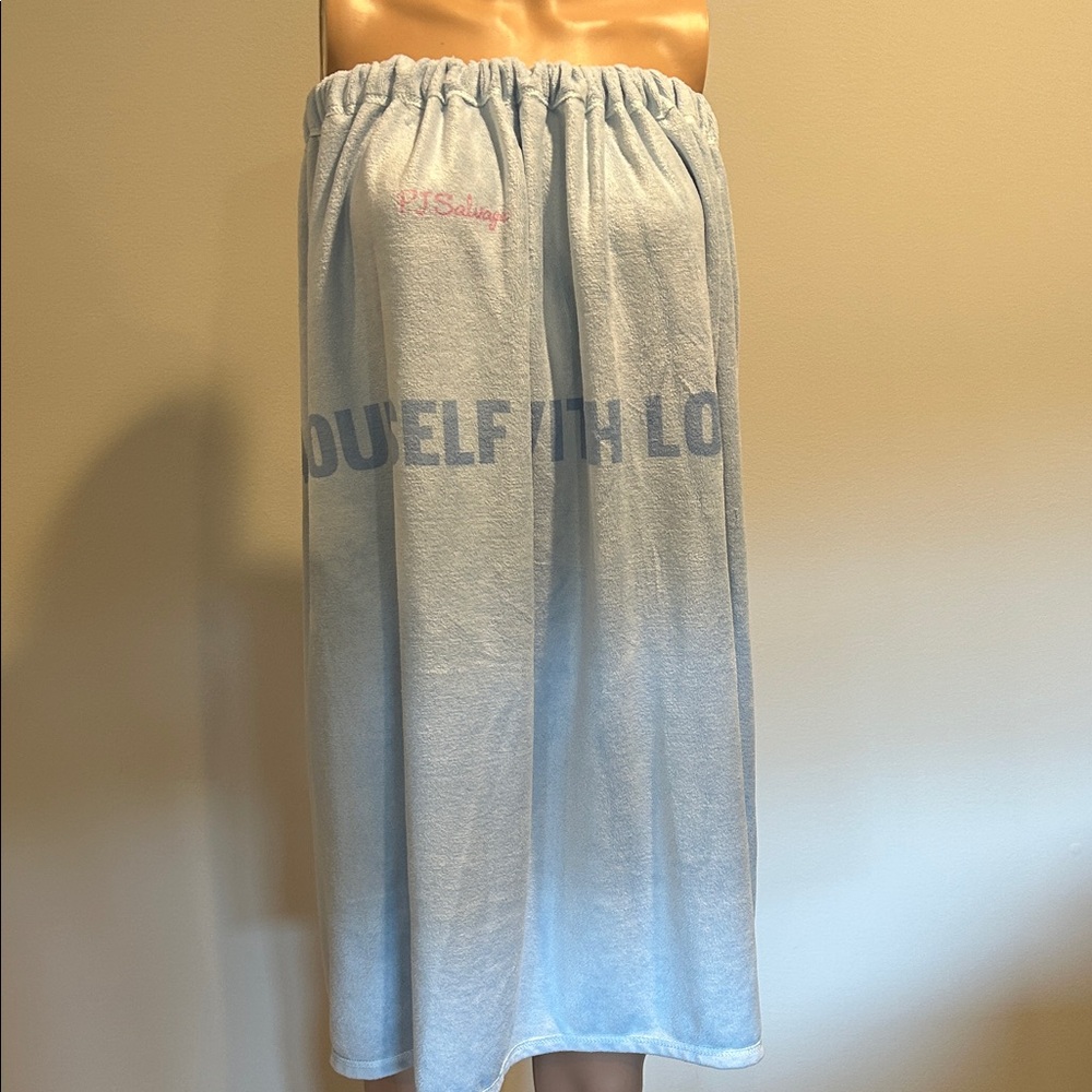 P.J. Salvage Light Blue Towel Wrap